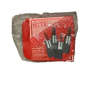 Bite Beauty Bold Bites Mini Power Move Soft Matte Lipstick Set Of 4 Mini NIB!
